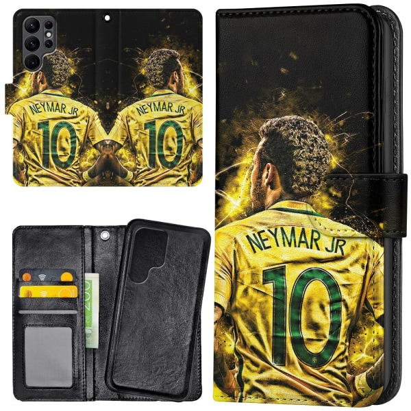 Samsung Galaxy S22 Ultra - Lompakkokotelo/Kuoret Neymar