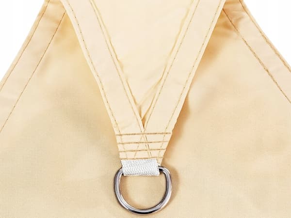 Solseil med UV-Beskyttelse til Uteplass – 3x3x3 m Beige