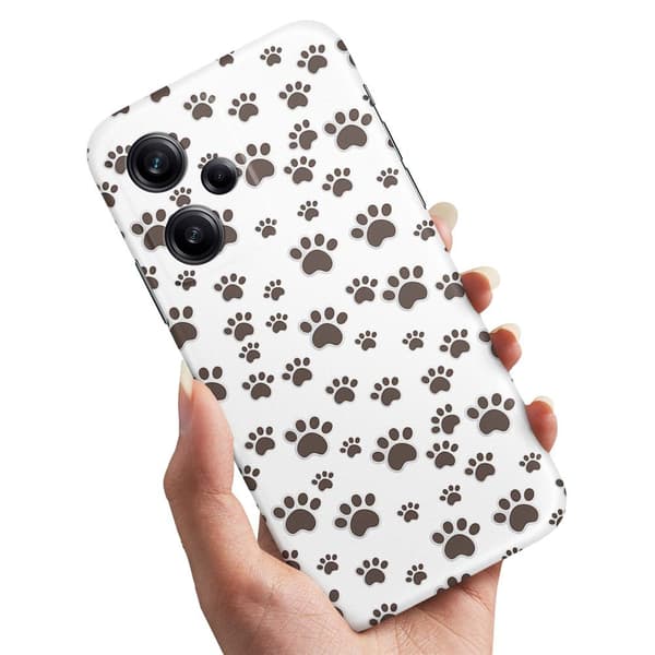 Skal / Mobilskal till Xiaomi Redmi Note 12 5G - Paw Pattern