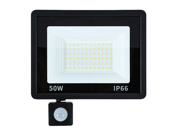 Strålkastare LED 50 W - 6000 K med skymningssensor IP66