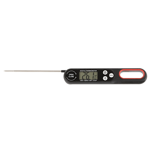Digital Köttermometer - Termometer Svart
