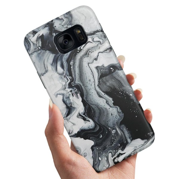 Samsung Galaxy S7 - Cover/Mobilcover Malet Kunst