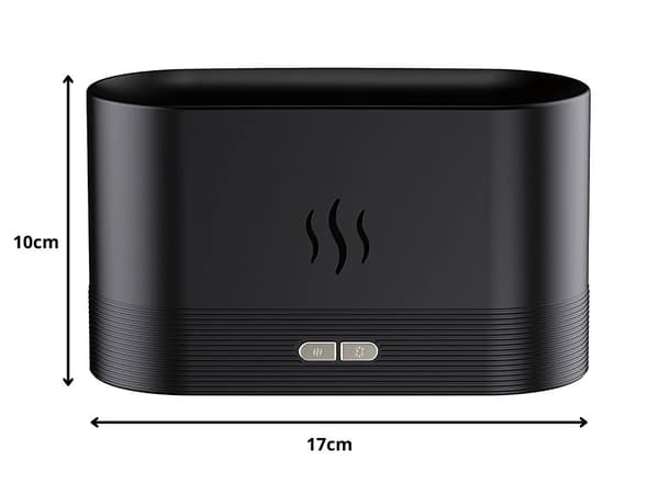 Luftfuktare LED - USB-diffusor med eldstadseffekt