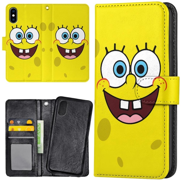 iPhone X/XS - Mobilcover/Etui Cover Svampebob