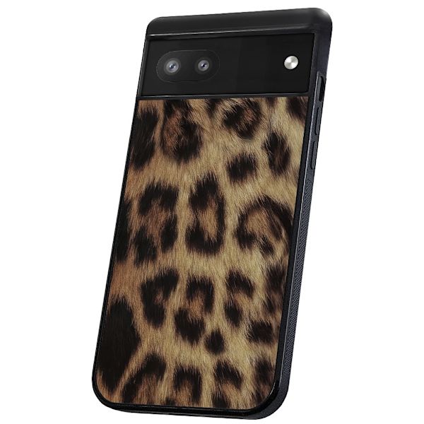 Google Pixel 6A - Deksel/Mobildeksel Leopard
