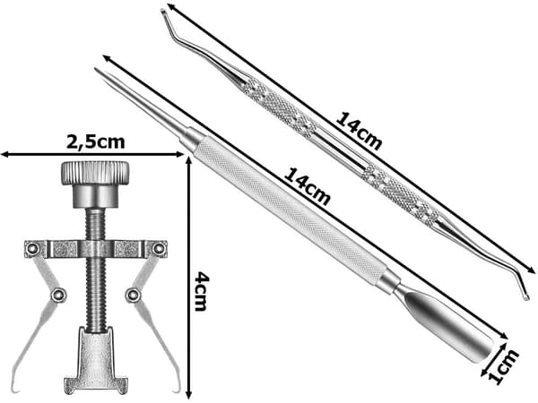 Pedikyr- & Manikyr kit - 5 delar