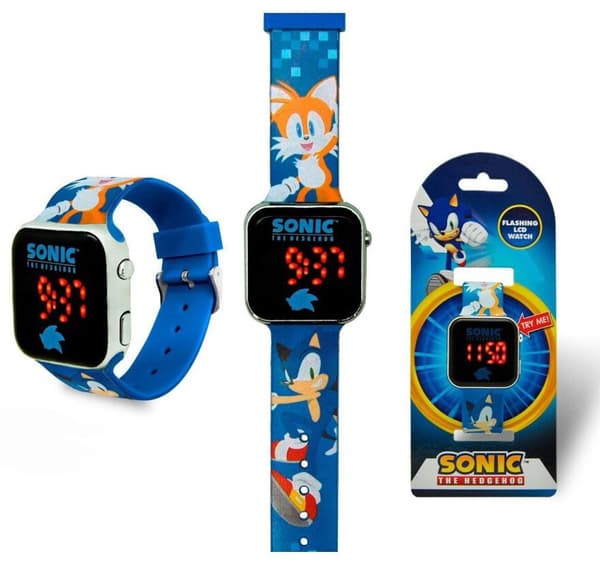Sonic the Hedgehog Prime Digital LED Klocka