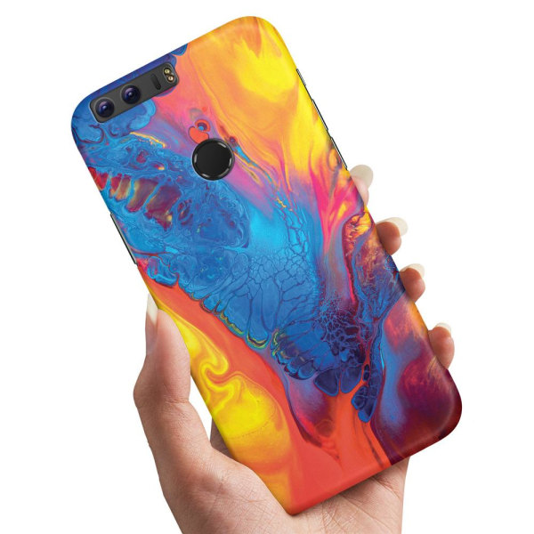 Huawei Honor 8 - Deksel/Mobildeksel Marmor Multicolor