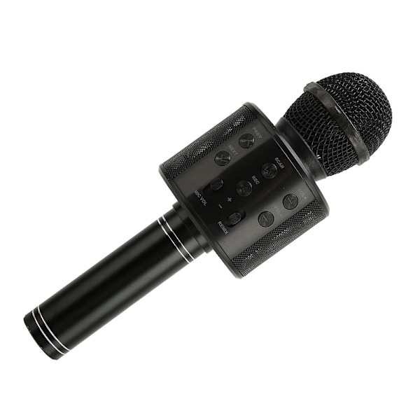 Karaokemikrofon med Högtalare / Karaoke Mikrofon - Bluetooth Svart