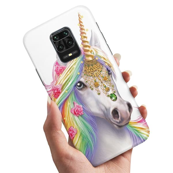 Deksel / Mobildeksel til Xiaomi Redmi Note 9 Pro - Unicorn/Enhjørning