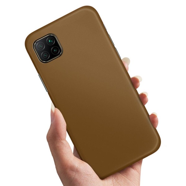 Huawei P40 Lite - Cover/Mobilcover Brun Brown