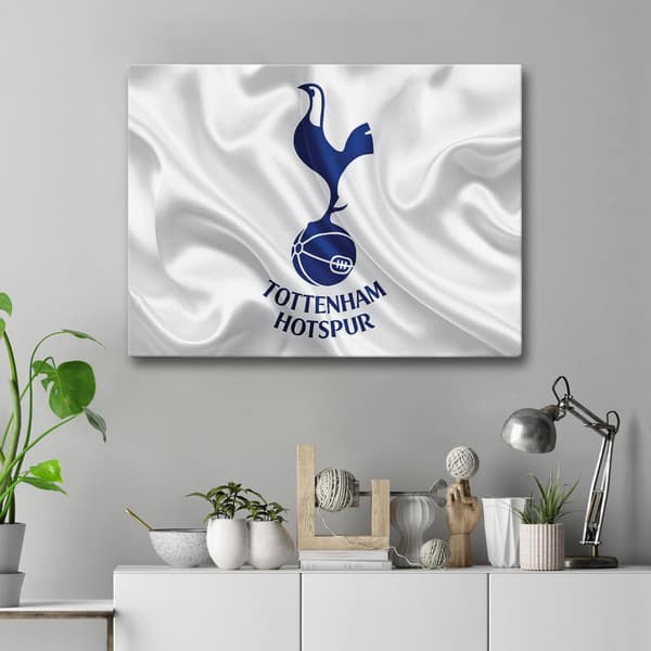 Lærredsbillede / Lærredstryk - Tottenham - 40x30 cm - Lærred Multicolor