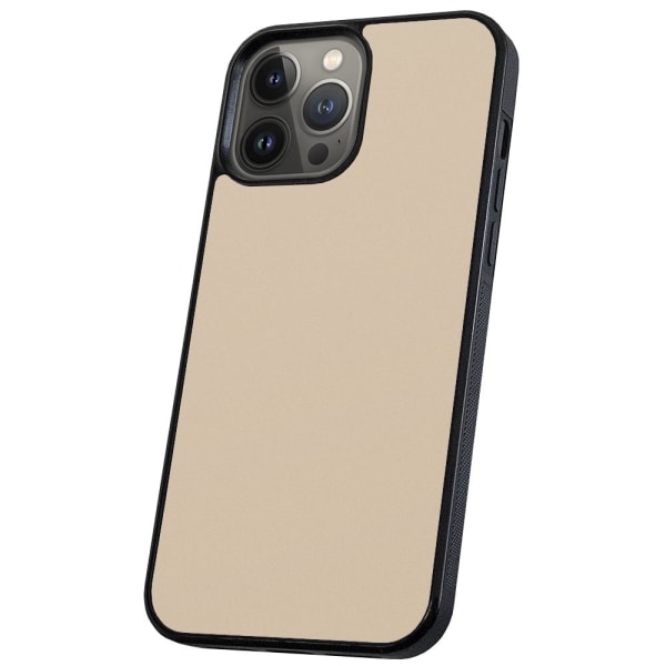 iPhone 14 Pro Max - Cover/Mobilcover Beige