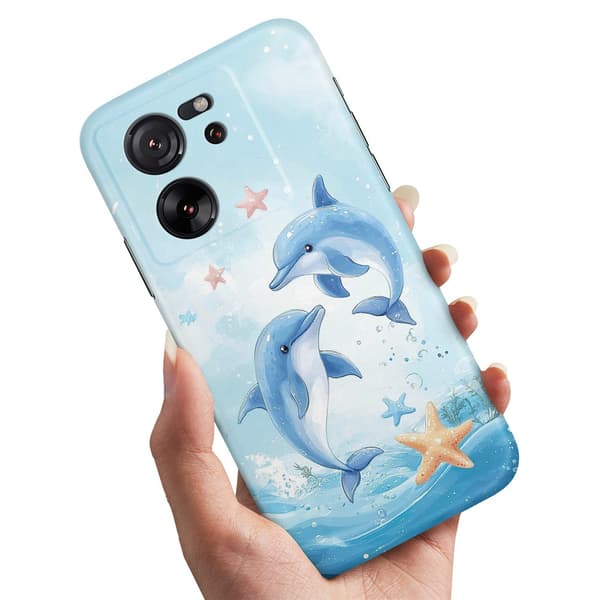 Deksel / Mobildeksel til Xiaomi 13T / 13T Pro - Dolphins
