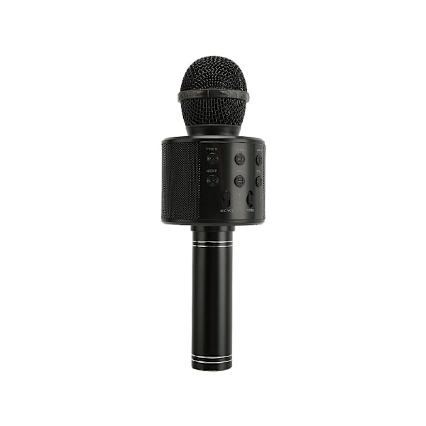 Karaokemikrofon med Högtalare / Karaoke Mikrofon - Bluetooth Svart