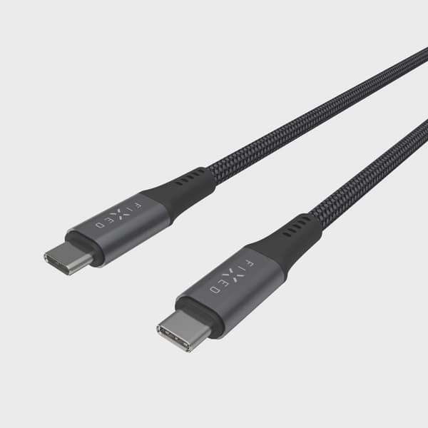 FIXED ARMOR USB 4.0 240W USB-C/C 20Gbps kabel 2m Grå
