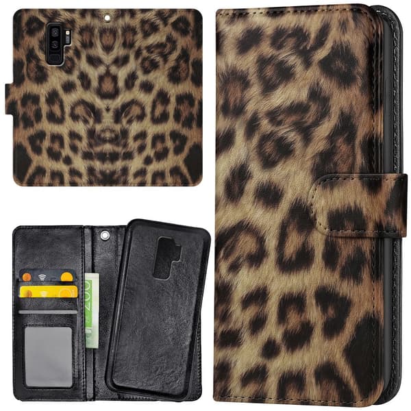 Samsung Galaxy S9 Plus - Lommebok Deksel Leopard