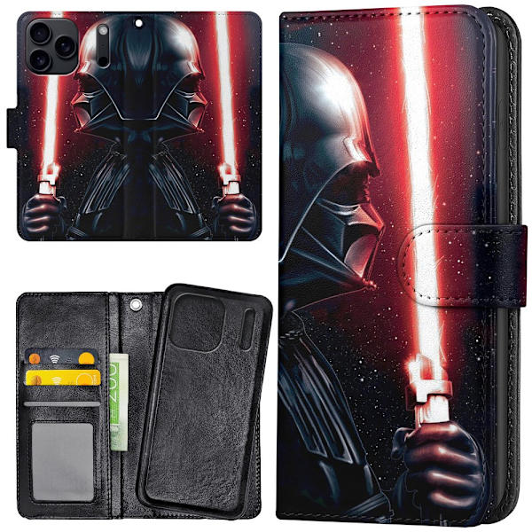 iPhone 17 Pro - Plånboksfodral/Skal Darth Vader