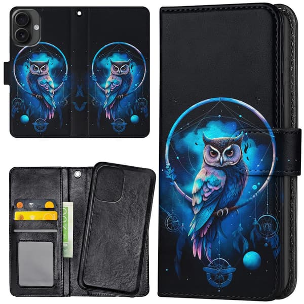 iPhone 16 - Lompakkokotelo/Kuoret Owl