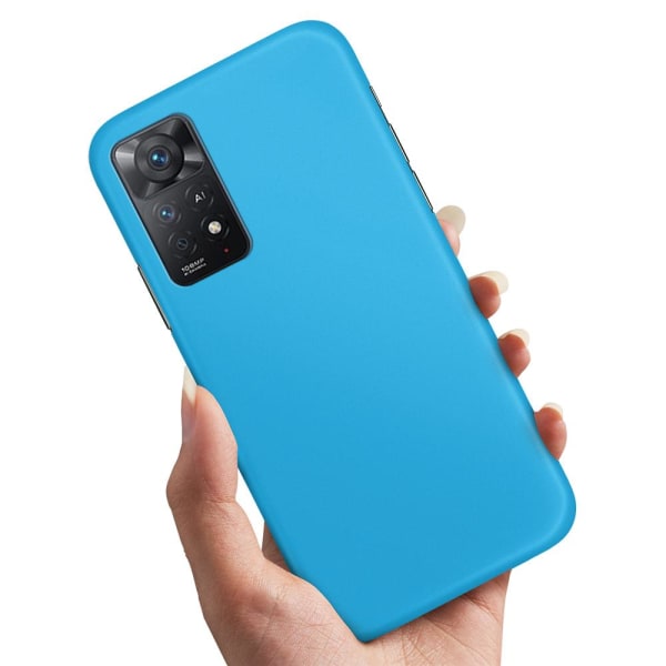 Xiaomi Redmi Note 11 - Cover/Mobilcover Lysblå