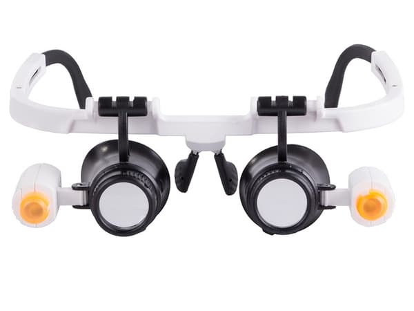 Förstoringsglasögon med LED - 25x