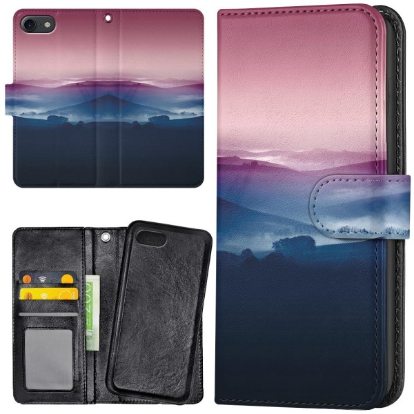 iPhone 6/6s - Mobilcover/Etui Cover Farverige Dale