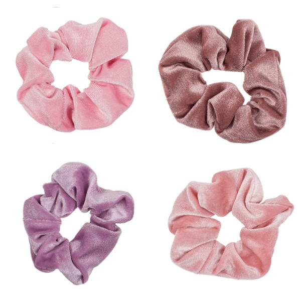 4-Kpl - Scrunchie – Hiusnauha Multicolor