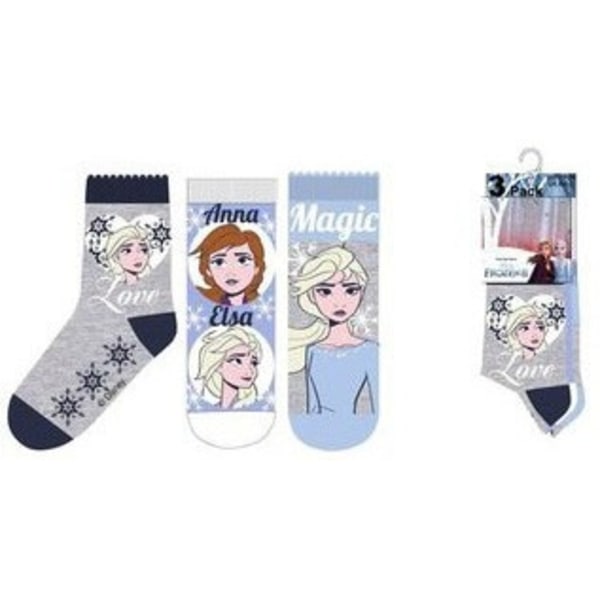 Frozen Barnstrumpor / Strumpor för Barn - 3-Pack 23/26