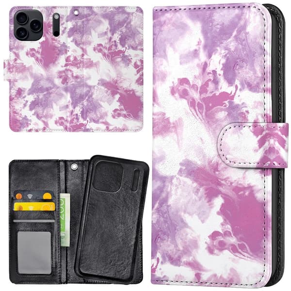 iPhone 17 Pro - Lommebok Deksel Marmor