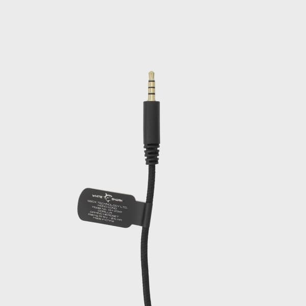 White Shark GORILLA Over-Ear Gaming Headset Svart/Röd
