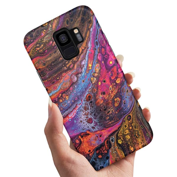 Deksel / Mobildeksel til Samsung Galaxy S9 Plus - Psykedelisk