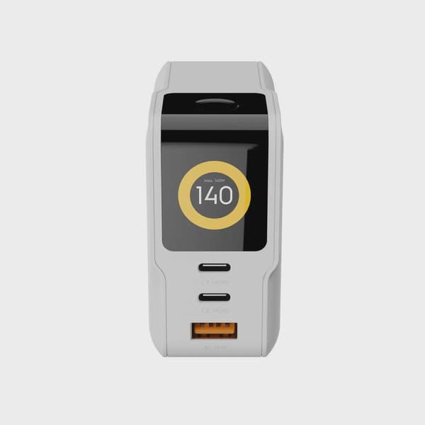 Xtorm 140W GaN3 NextGen Hemladdare USB-C/C/A GRS Vit