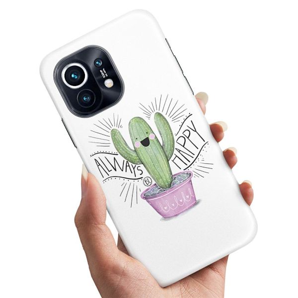 Xiaomi 11 Lite 5G NE - Deksel/Mobildeksel Happy Cactus Multicolor