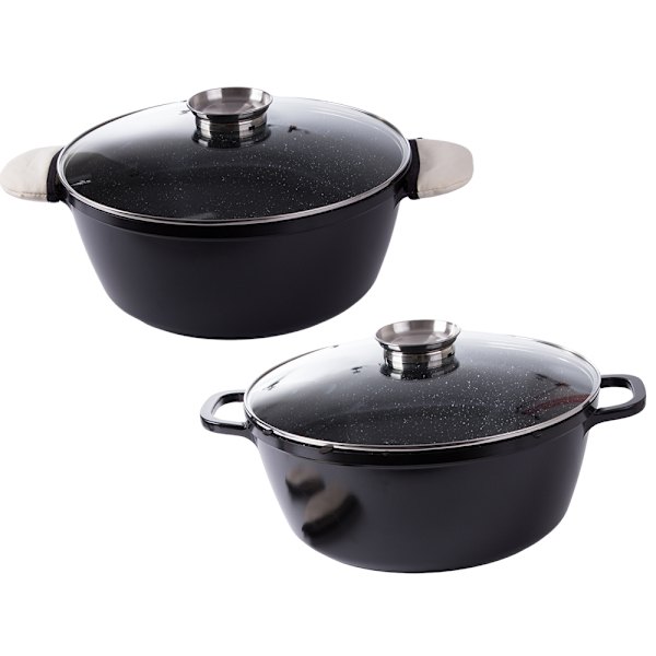 13L Gryta med lock – Non stick beläggning – Induktionshäll