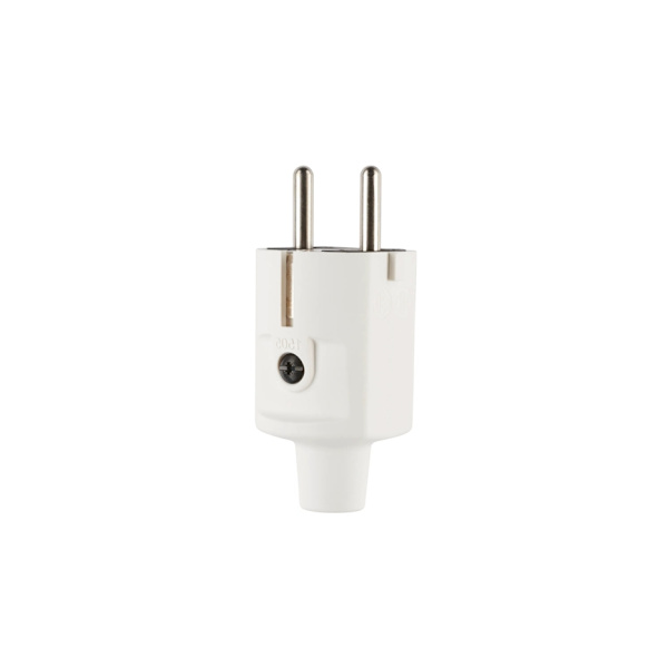 Koppling PVC jordad vit