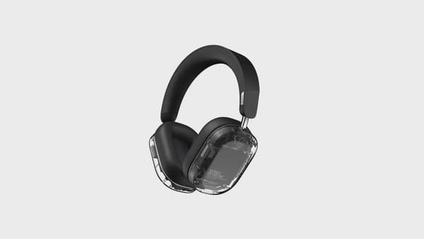 Mondo Over-Ear ANC Bluetooth Headset Transparent