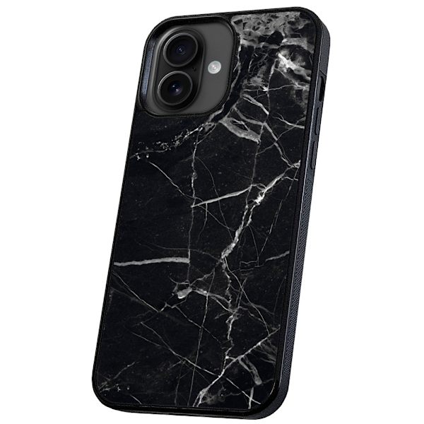 iPhone 16 Plus - Deksel/Mobildeksel Marmor