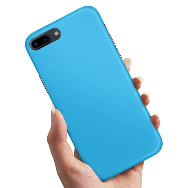 Deksel / Mobildeksel til iPhone 7 / 8 Plus - Lyseblå Light blue