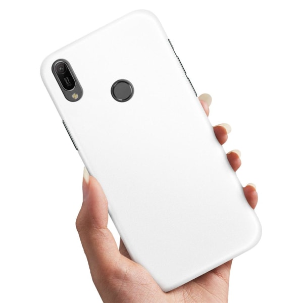 Huawei Y6 (2019) - Cover/Mobilcover Hvid White