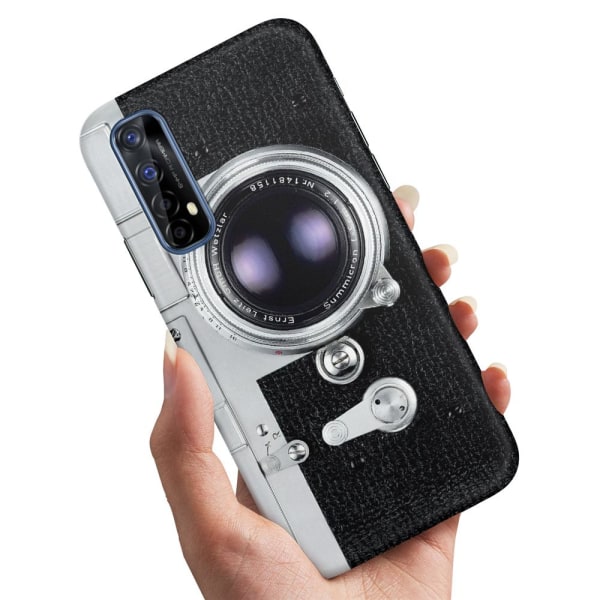 Realme 7 - Cover/Mobilcover Retro Kamera