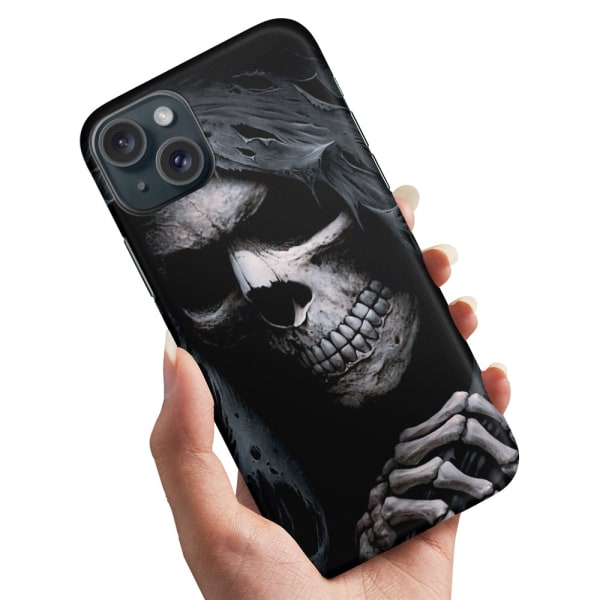 iPhone 15 Plus - Deksel/Mobildeksel Grim Reaper
