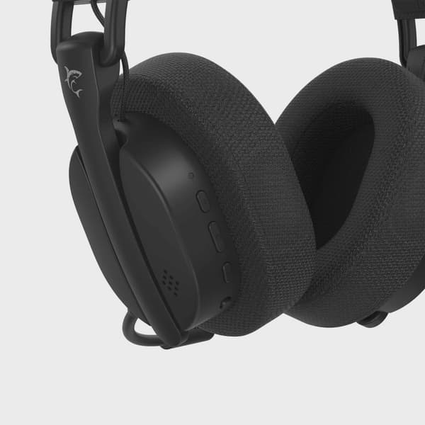 White Shark Premium FIRECREST Trådlöst Over-Ear Gaming Headset Svart