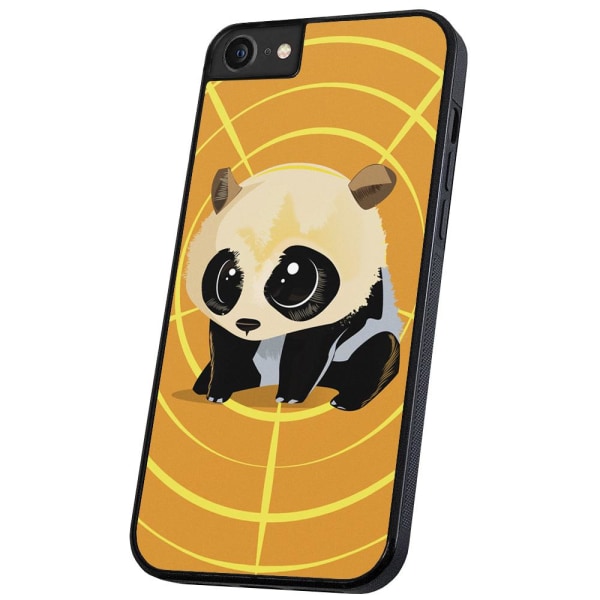 iPhone 6/7/8/SE - Deksel/Mobildeksel Panda Multicolor