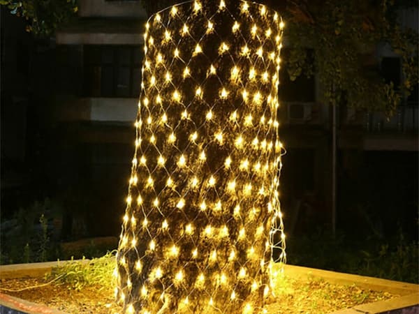 Ljusslinga 1×2 m 100 LED - Varmvit juldekoration