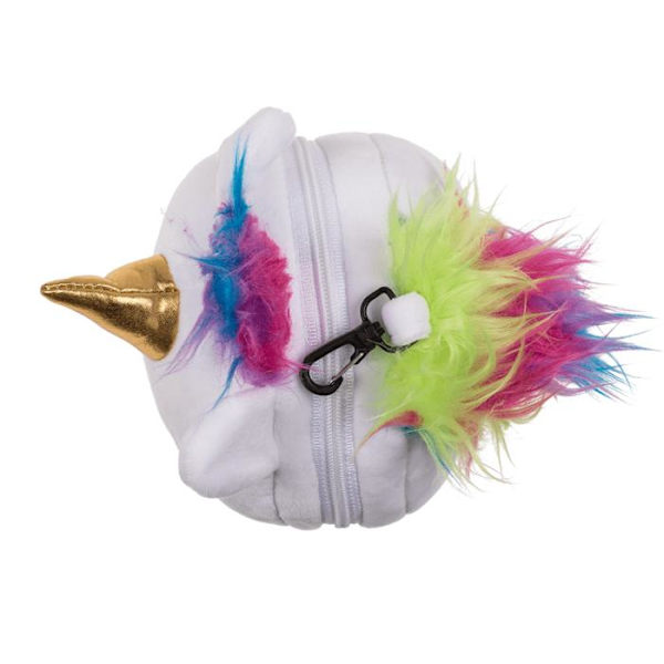 2-i-1 Reisepute med Øyemaske - Enhjørning Multicolor