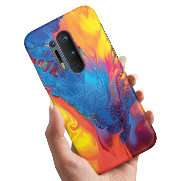 OnePlus 8 Pro - Deksel/Mobildeksel Marmor Multicolor