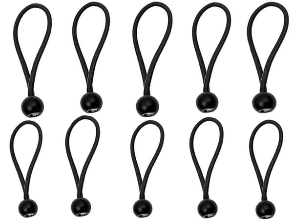 10-Pack - Fäste för Presenning - Elastisk