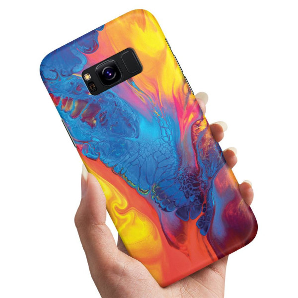 Samsung Galaxy S8 Plus - Cover/Mobilcover Marmor Multicolor