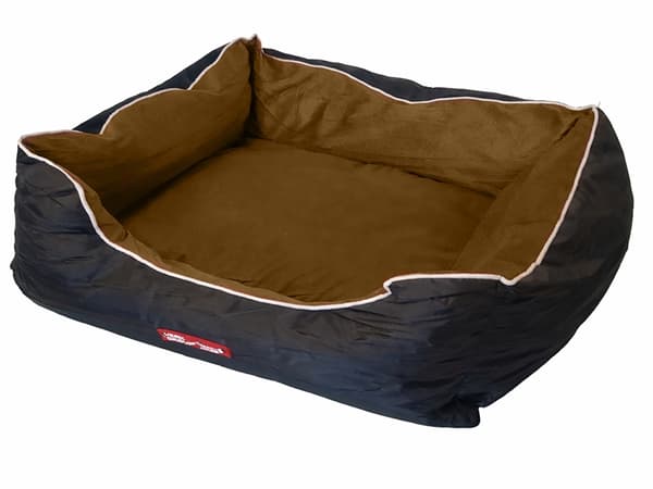 Hundbädd soffa velour medium Brown