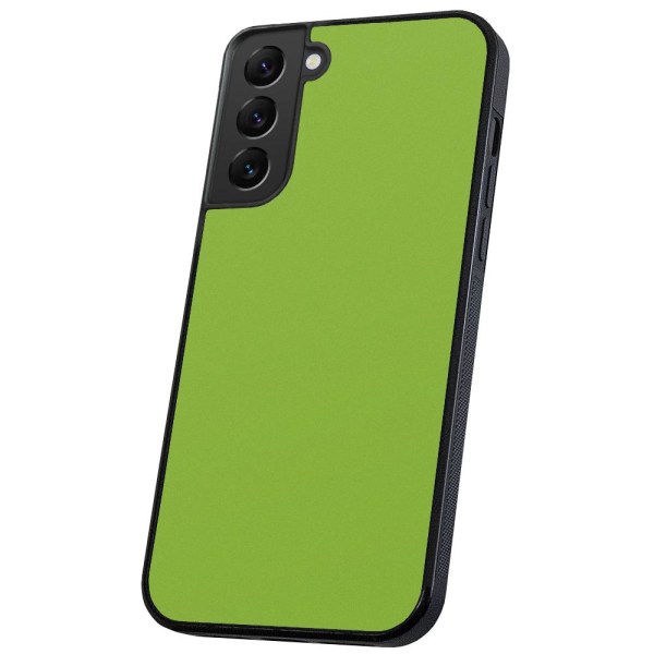 Samsung Galaxy S21 - Cover/Mobilcover Limegrøn